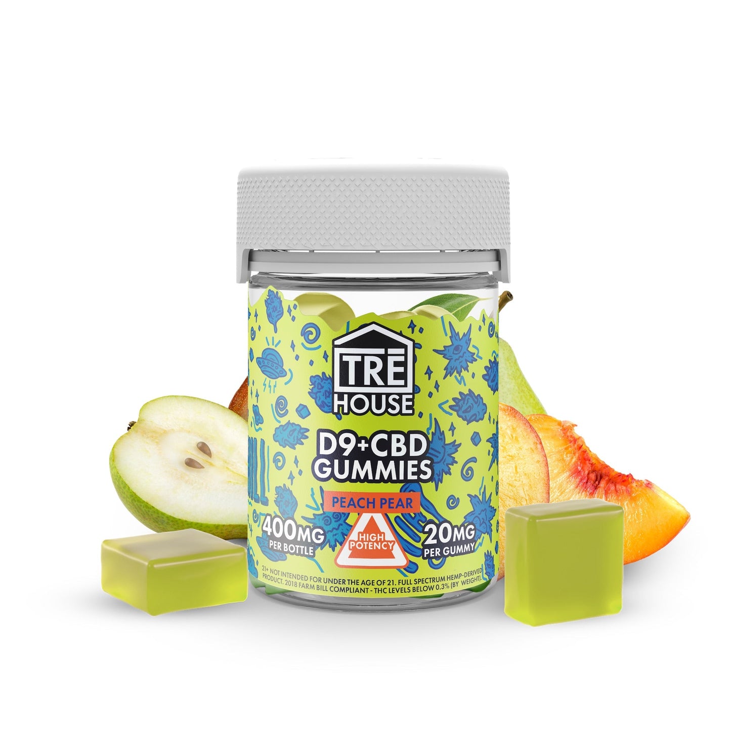Tre House Delta 9 CBD Gummies 400mg