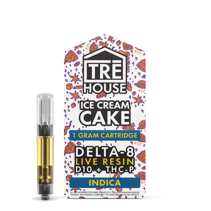 Tre House Live Resin Blend Ice Cream Cake Cartridge 1000mg