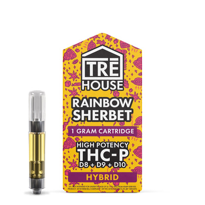 Tre House Live Resin Blend Rainbow Sherbet Cartridge 1000mg