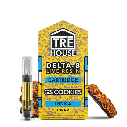 Tre House Live Resin GSC Delta 8 Cartridge 1000mg