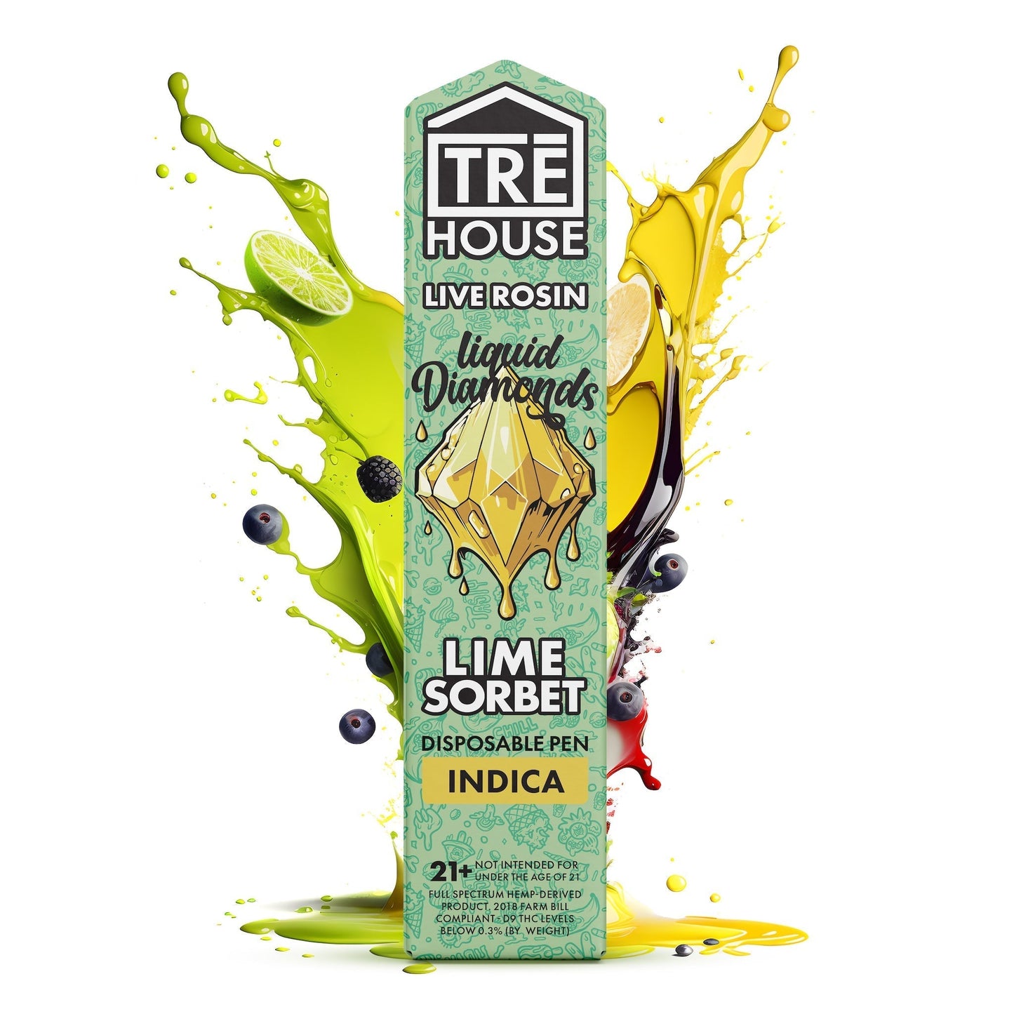 Tre House Live Rosin Vaporizer 2000mg