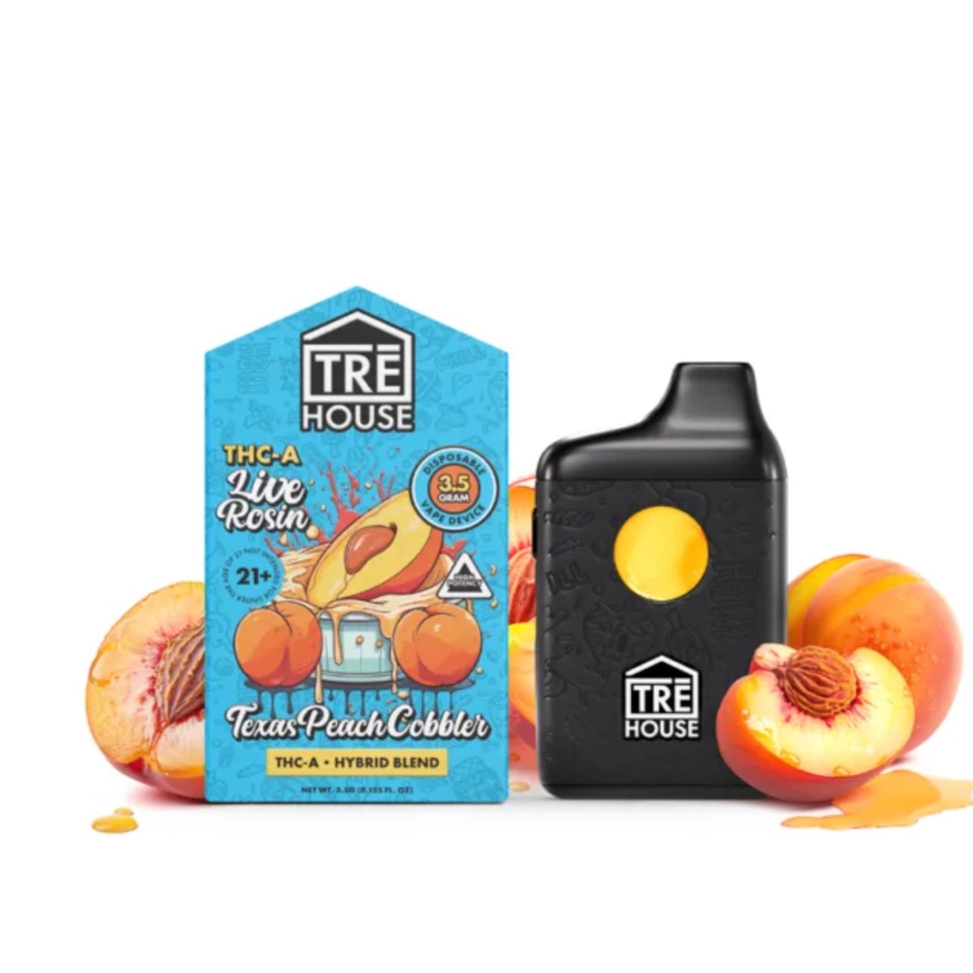 Tre House Live Rosin THC-A Vaporizer 3500mg