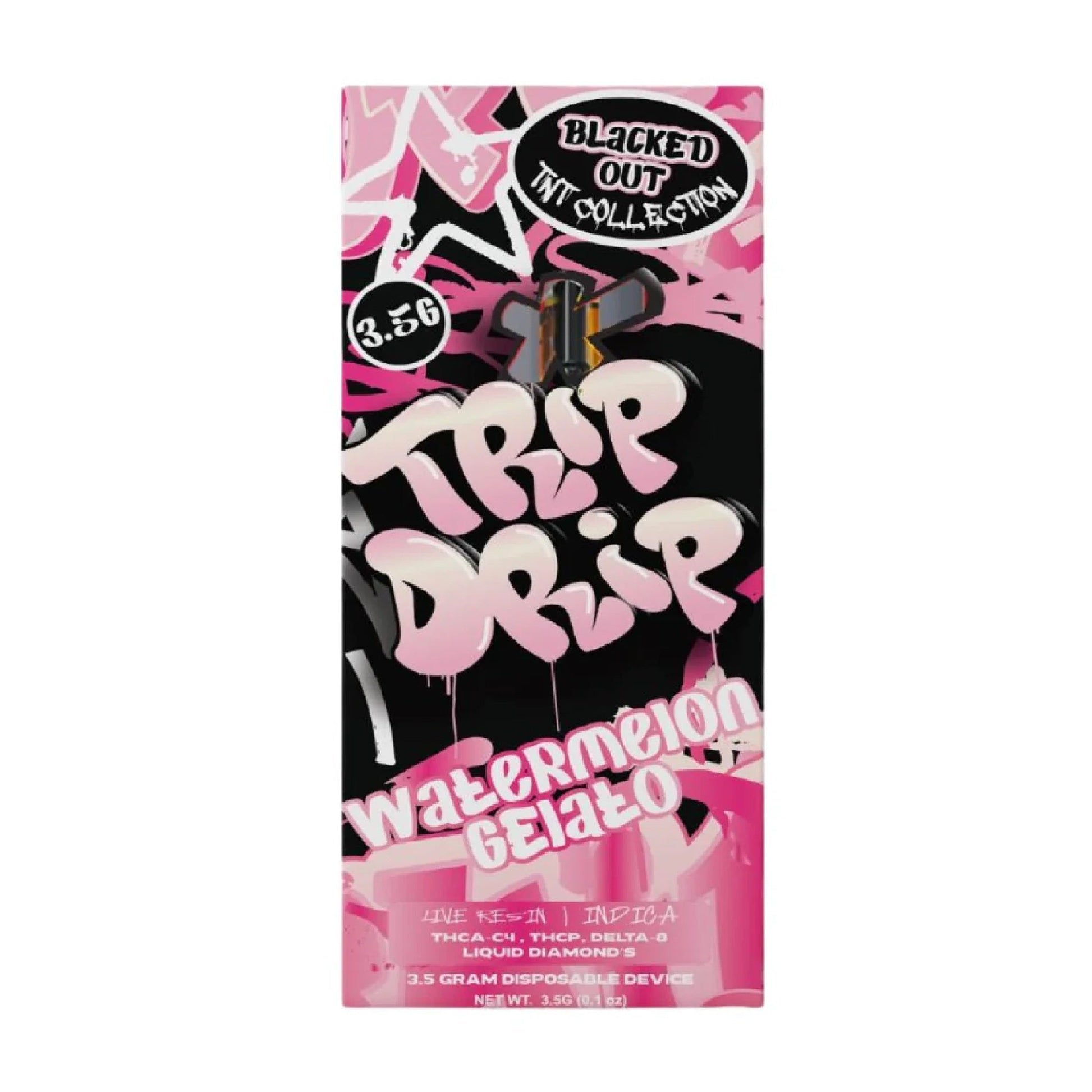 Trip Drip Black Out TNT Live Resin Vaporizer 3500mg