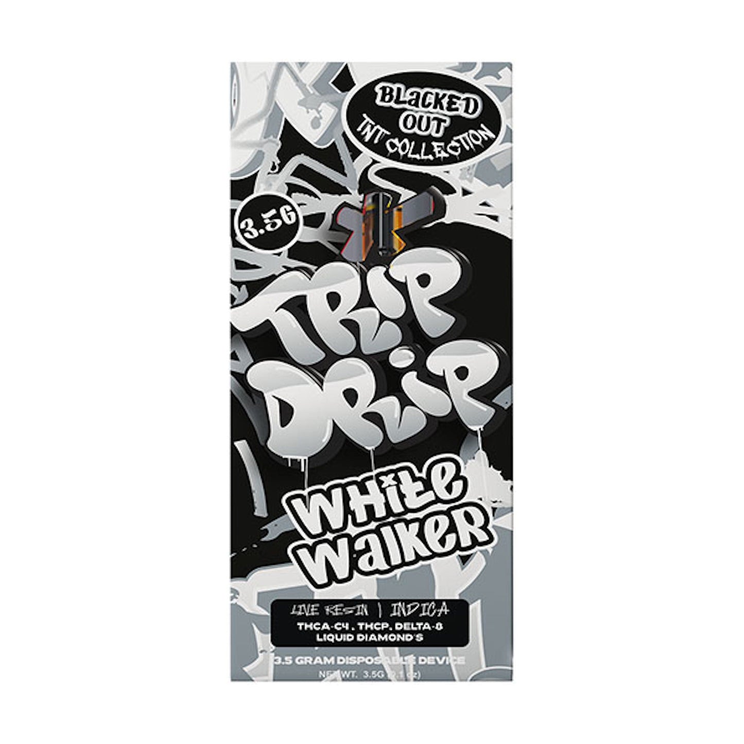 Trip Drip Black Out TNT Live Resin Vaporizer 3500mg