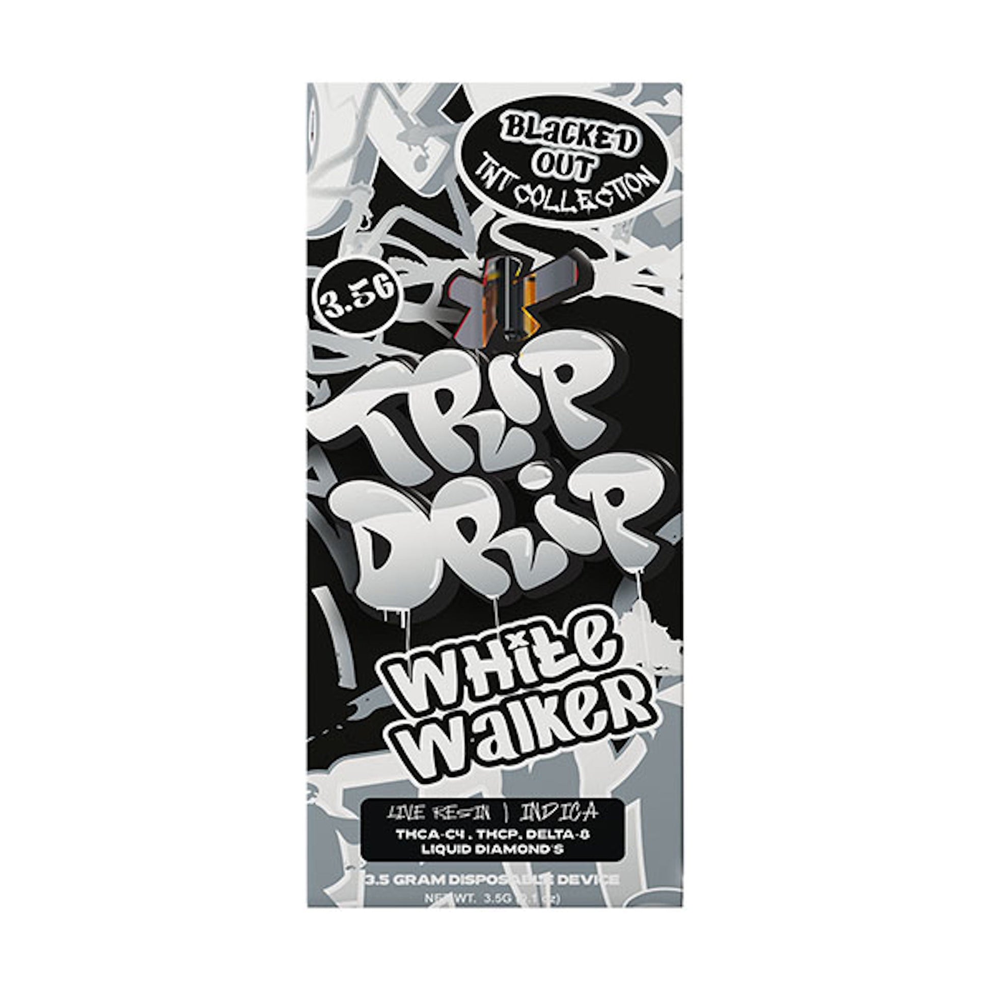 Trip Drip Black Out TNT Live Resin Vaporizer 3500mg
