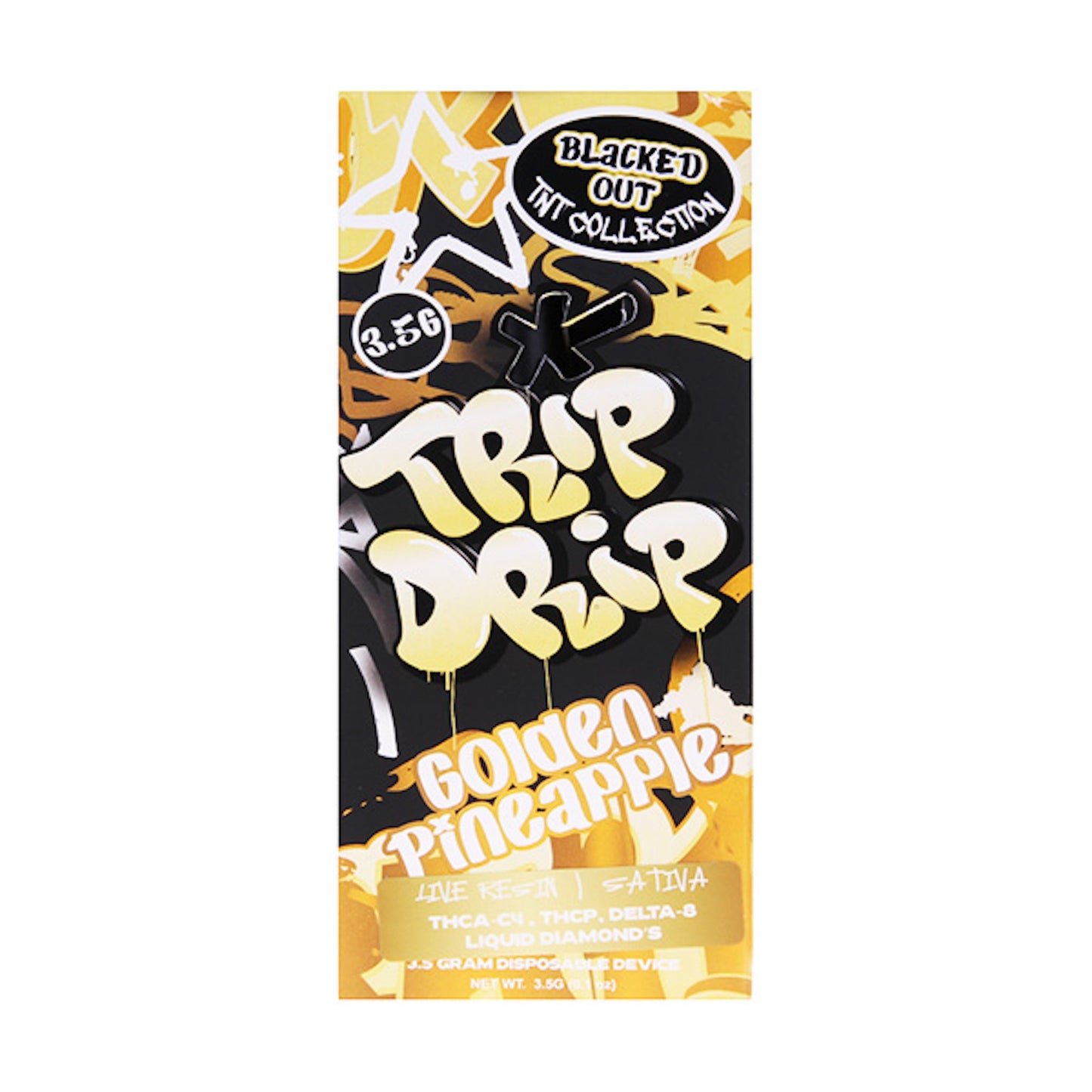 Trip Drip Black Out TNT Live Resin Vaporizer 3500mg