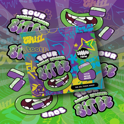 Trip Drip Sour Double Stacked Bites 2000mg 2ct