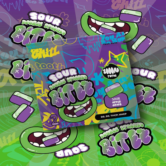 Trip Drip Sour Double Stacked Bites 2000mg 2ct