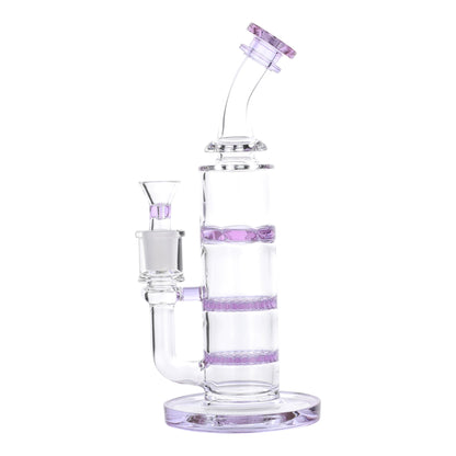 Royal Glass Triple Disc Jockey Bong 8in