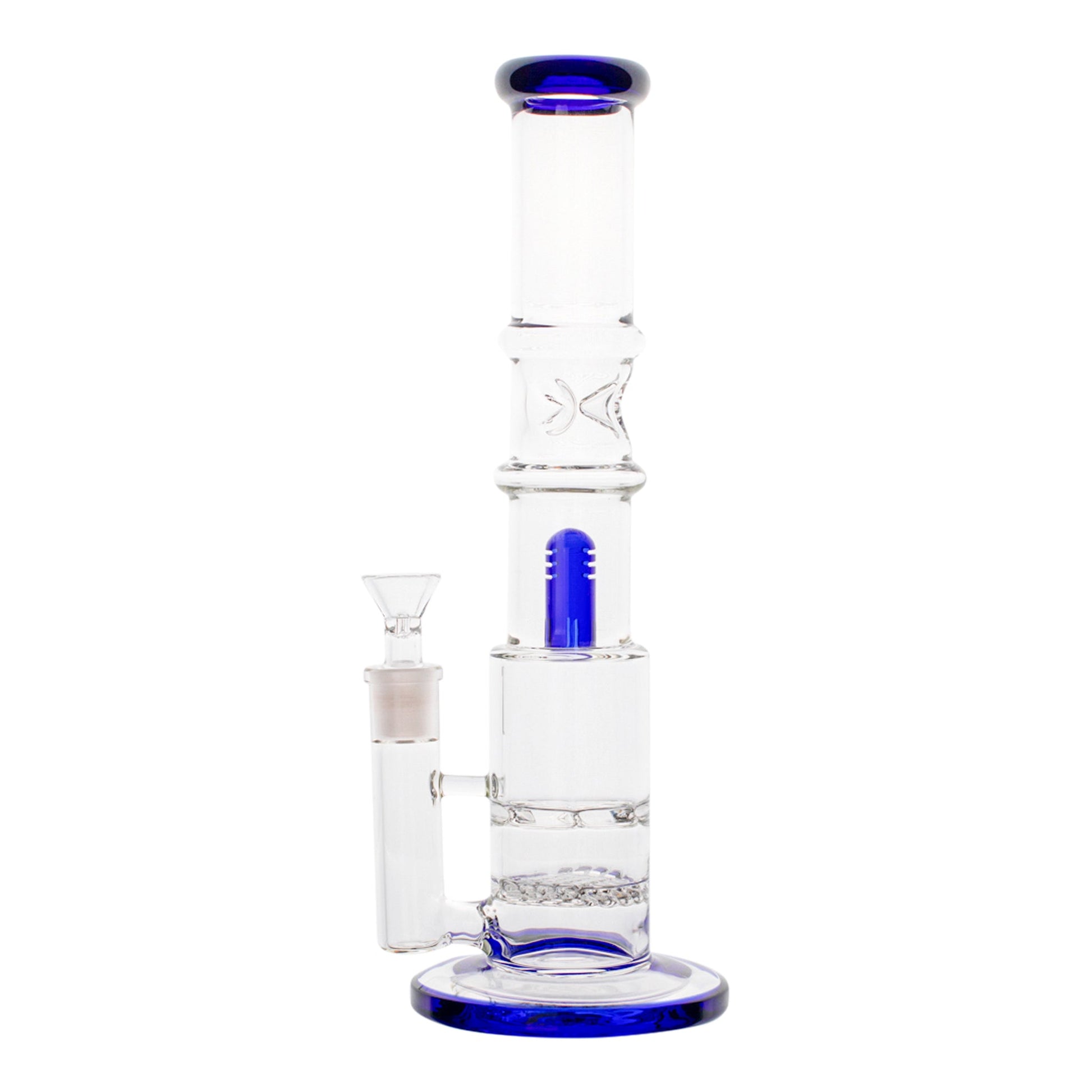 Triple Level Disc Perc Bong 12in