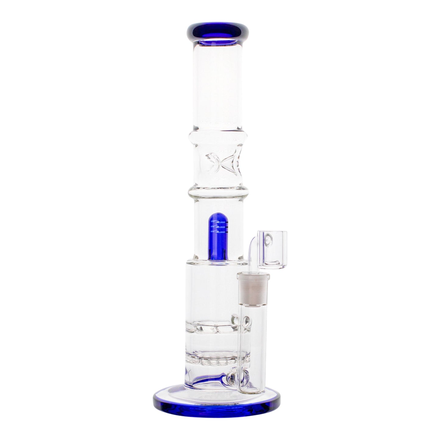 Triple Level Disc Perc Bong 12in
