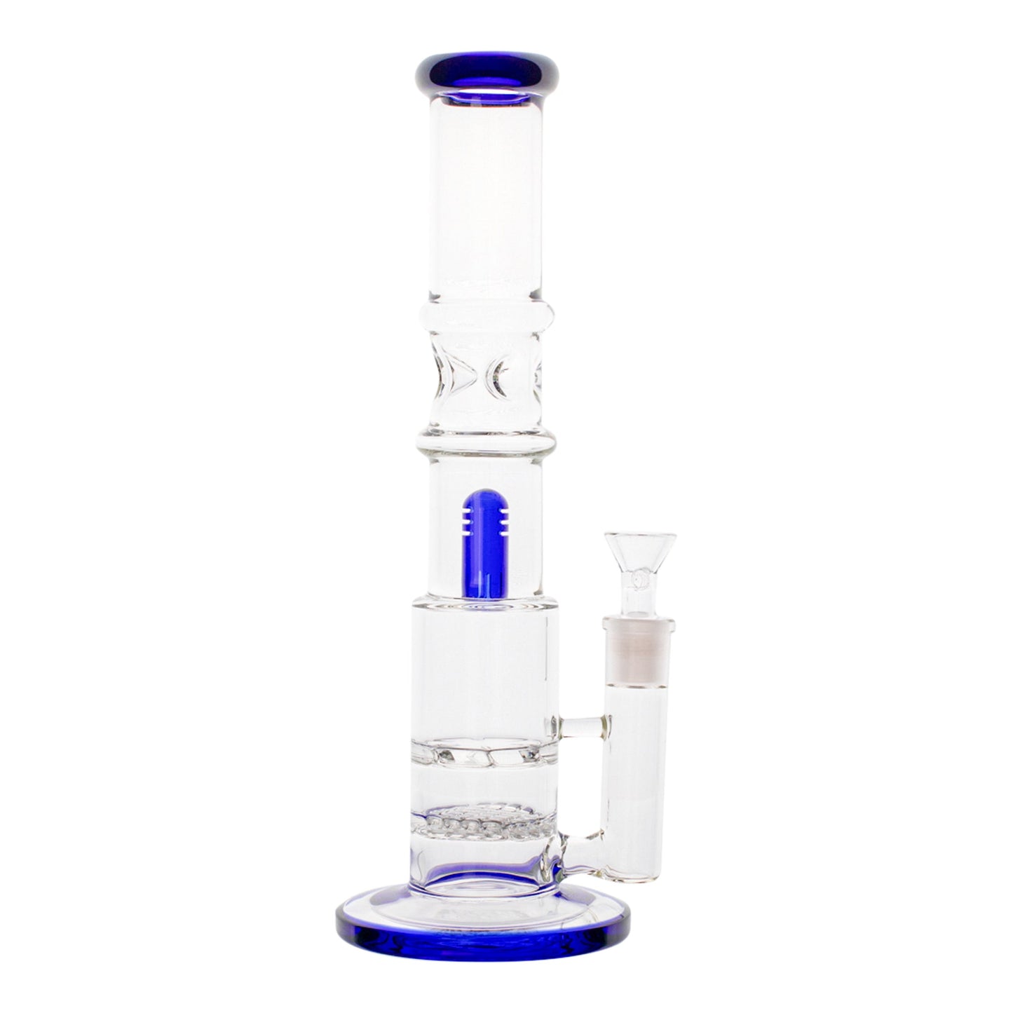 Triple Level Disc Perc Bong 12in