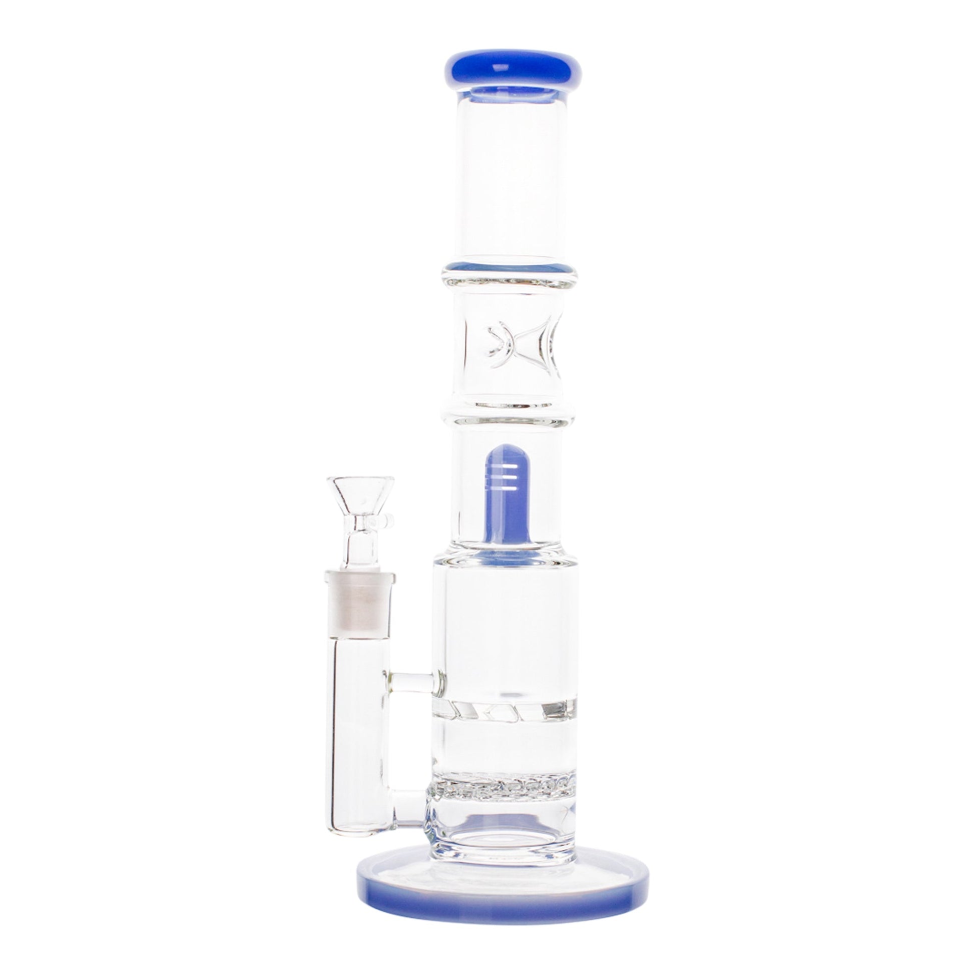 Triple Level Disc Perc Bong 12in