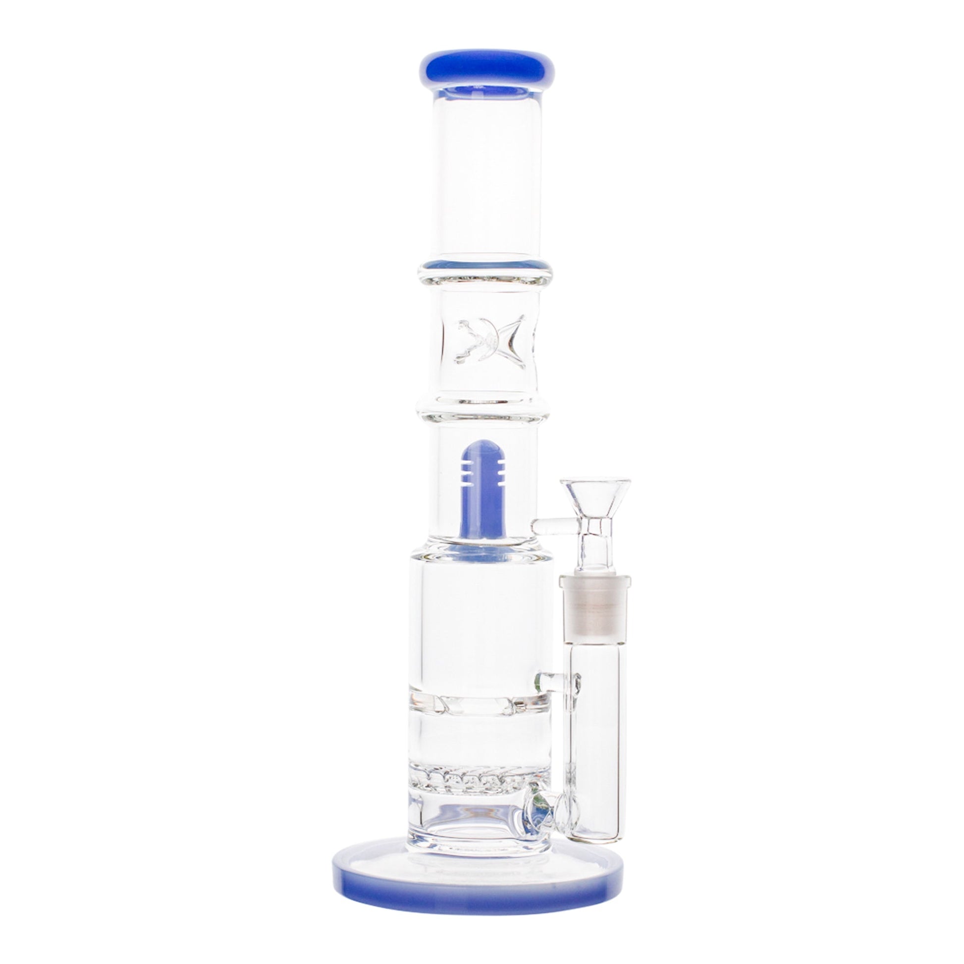 Triple Level Disc Perc Bong 12in