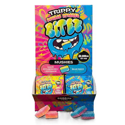 Trippy Double Stacked Mushroom Bitez Gummies 2000mg 2ct