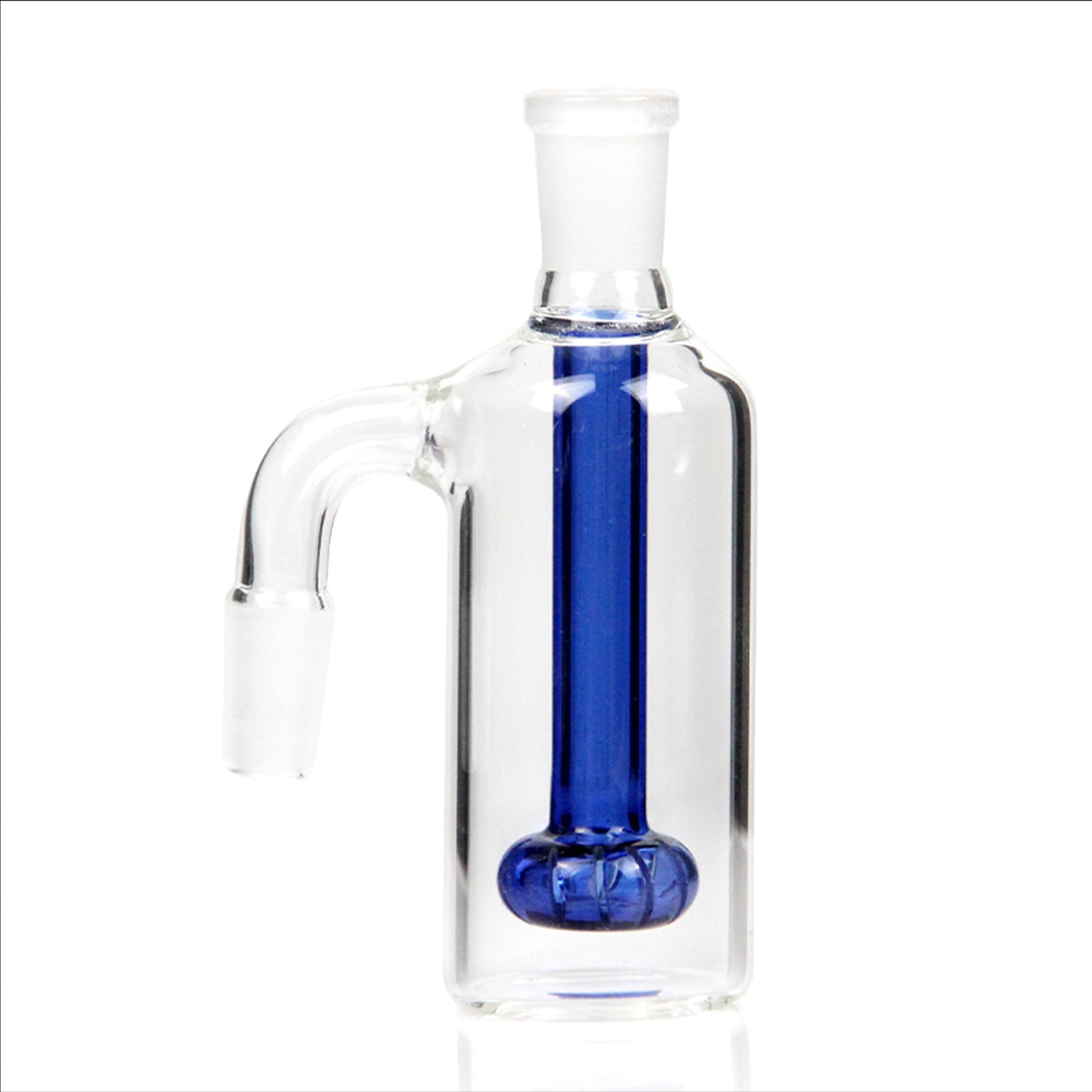Amy Tubed Disc Perc Ash Catcher 10mm Male Borosilicate Glass