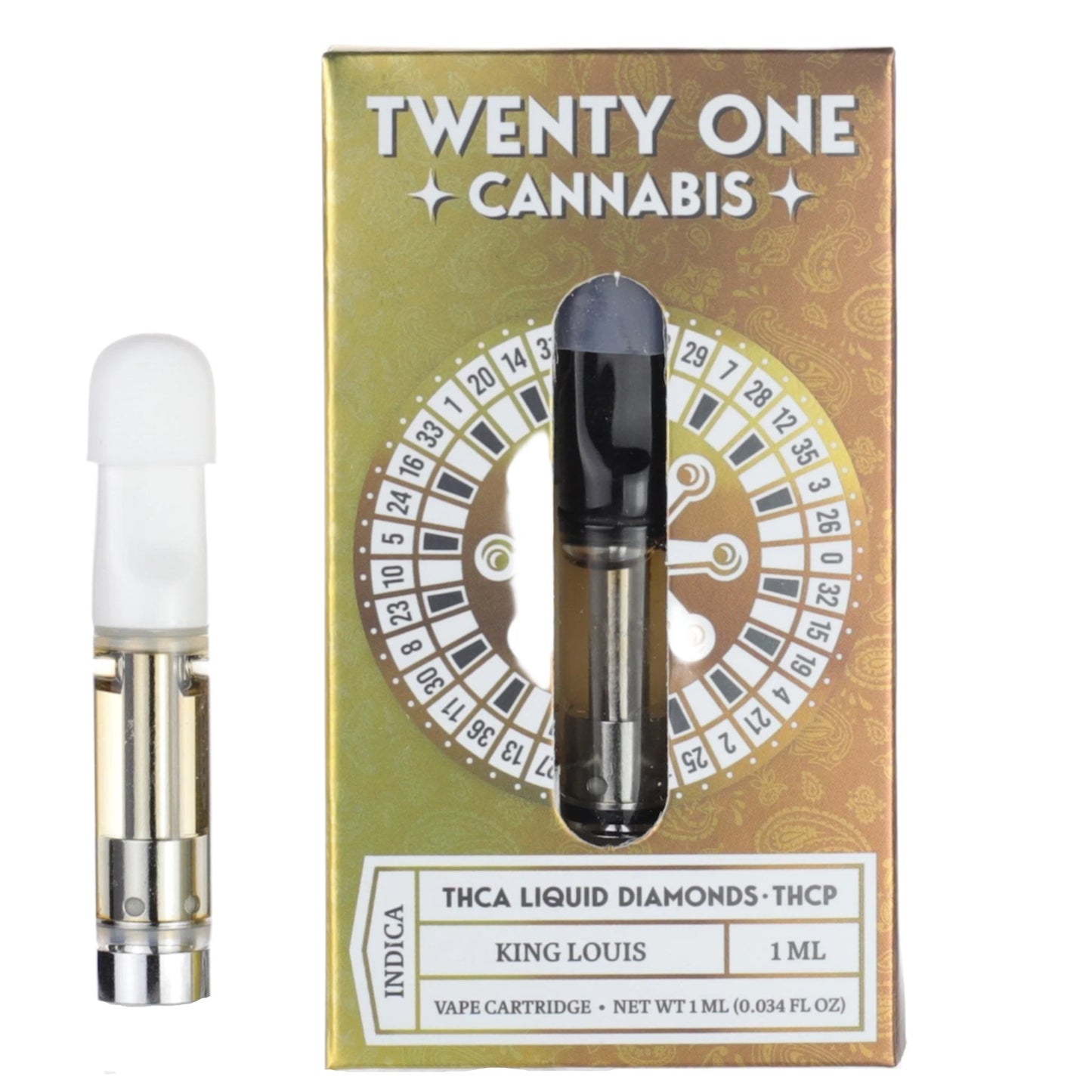 Twenty One THC-A Liquid Diamonds Cartridge 1000mg