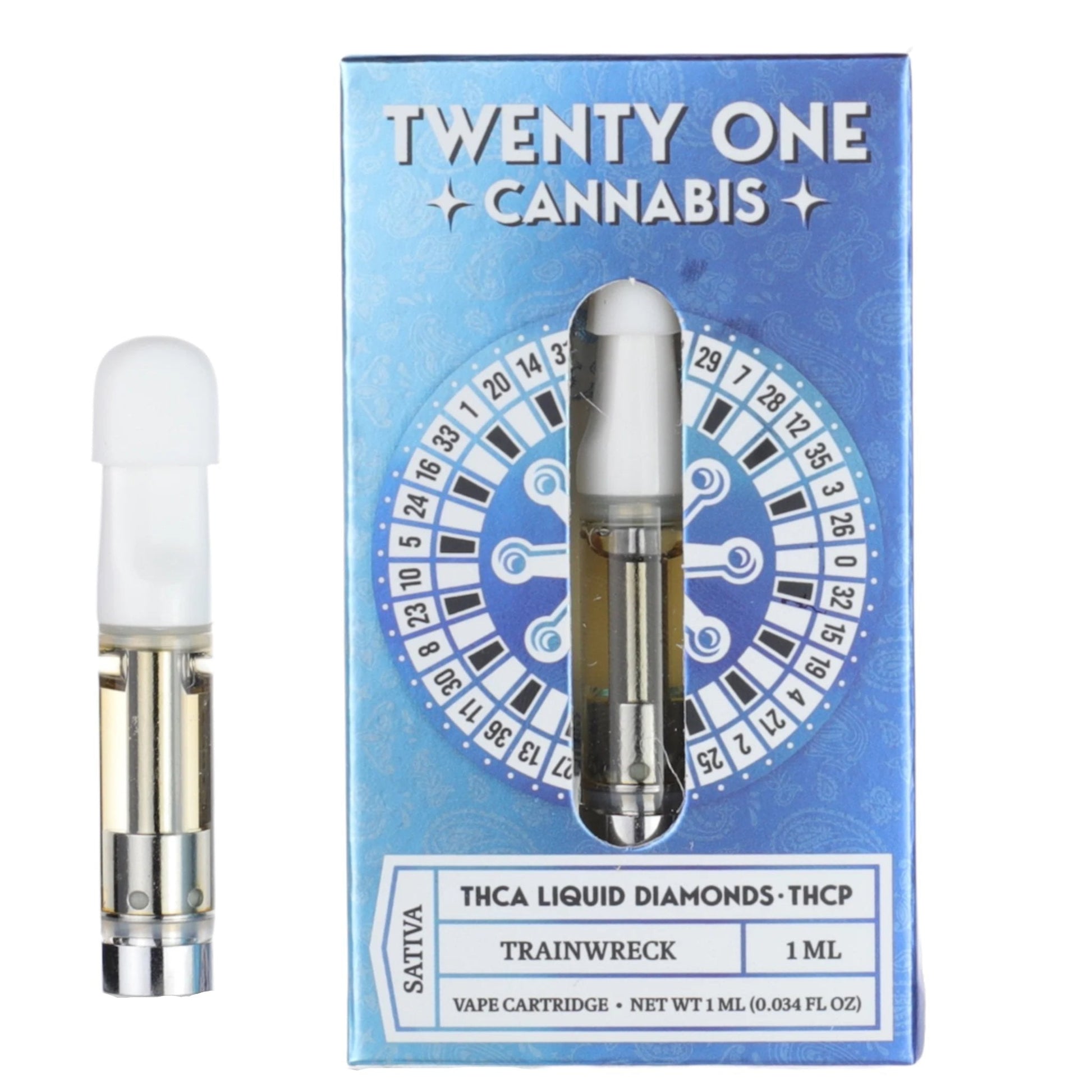 Twenty One THC-A Liquid Diamonds Cartridge 1000mg