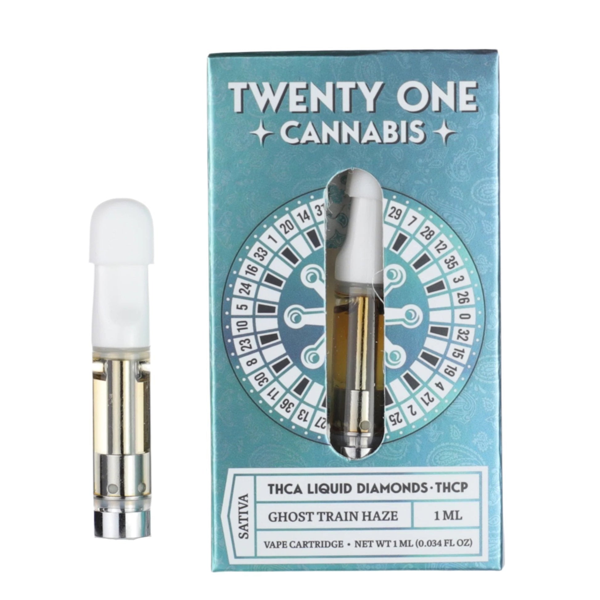 Twenty One THC-A Liquid Diamonds Cartridge 1000mg
