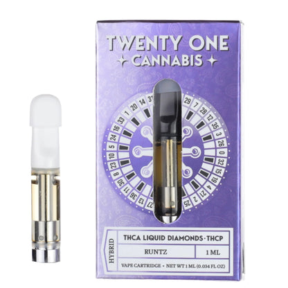 Twenty One THC-A Liquid Diamonds Cartridge 1000mg