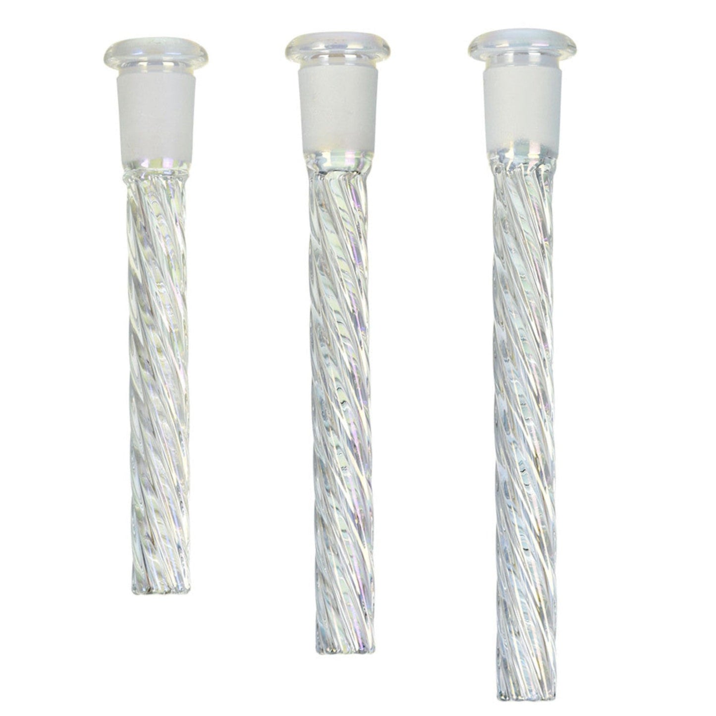 Spark Technologies Twisted Iridescent Downstem 4in
