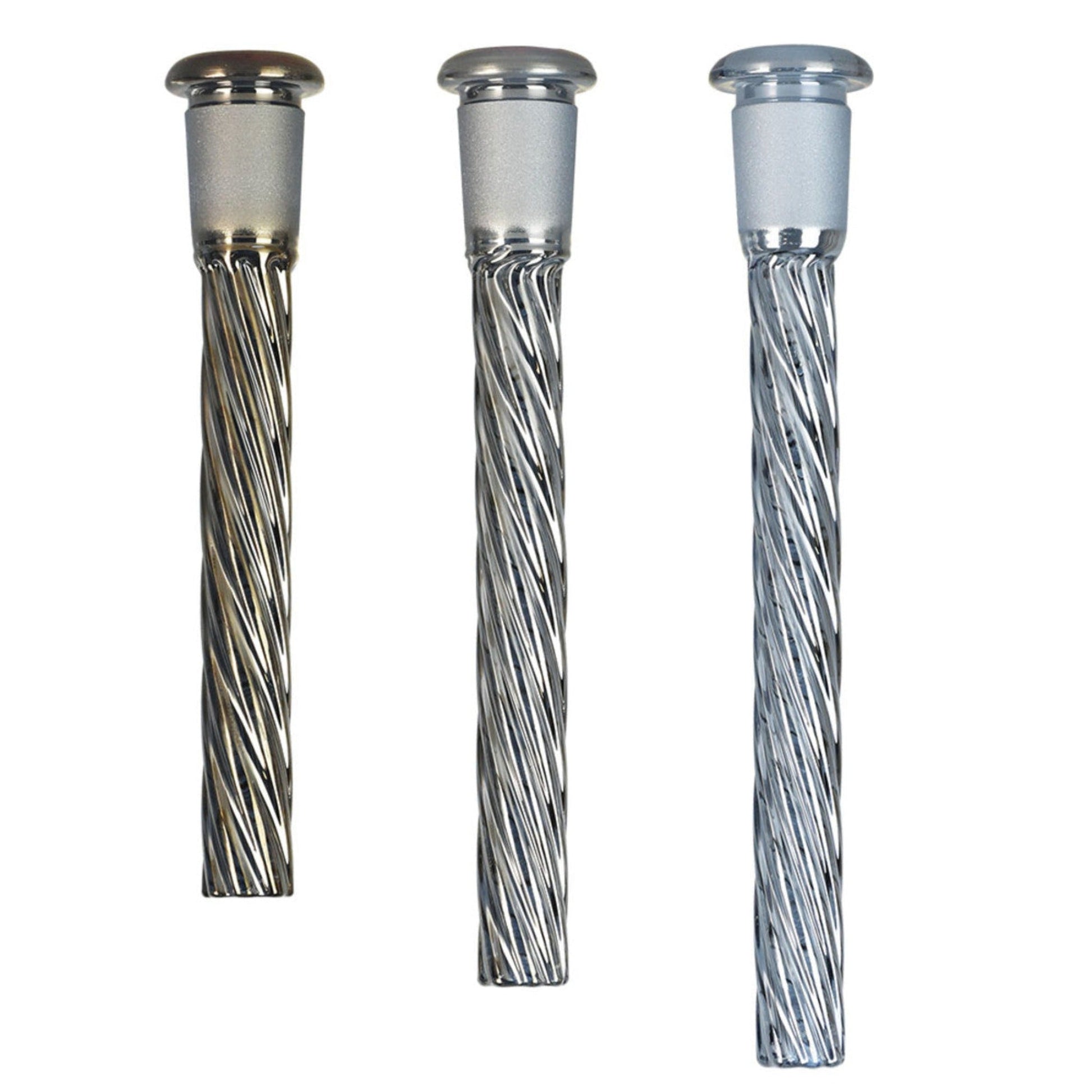 Spark Technologies Twisted Iridescent Downstem 4in