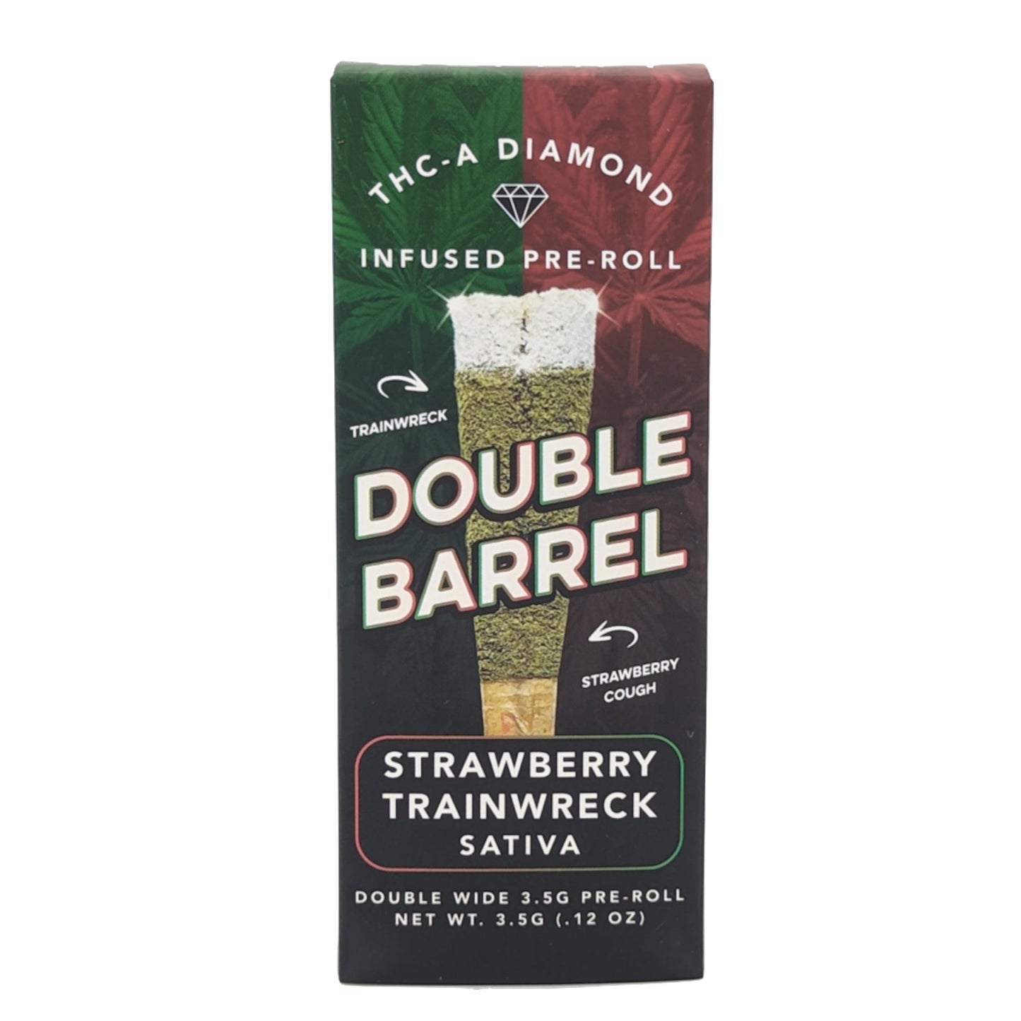 Uplift Double Barrel Strawberry Trainwreck THC-A Pre-Rolls 3.5g