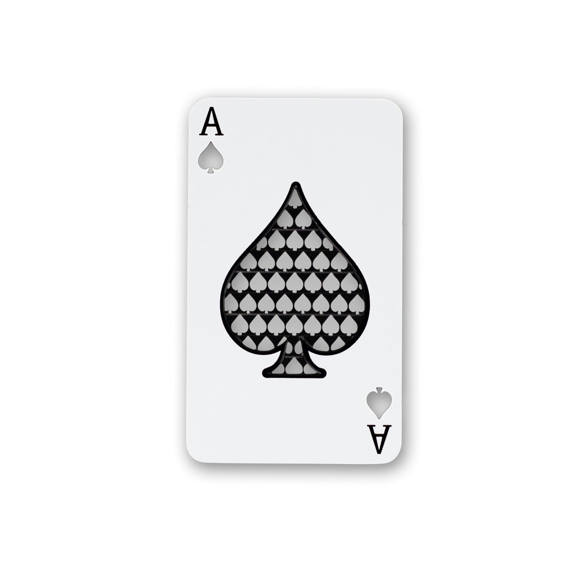 V Syndicate Ace of Spades Nonstick Grinder Card