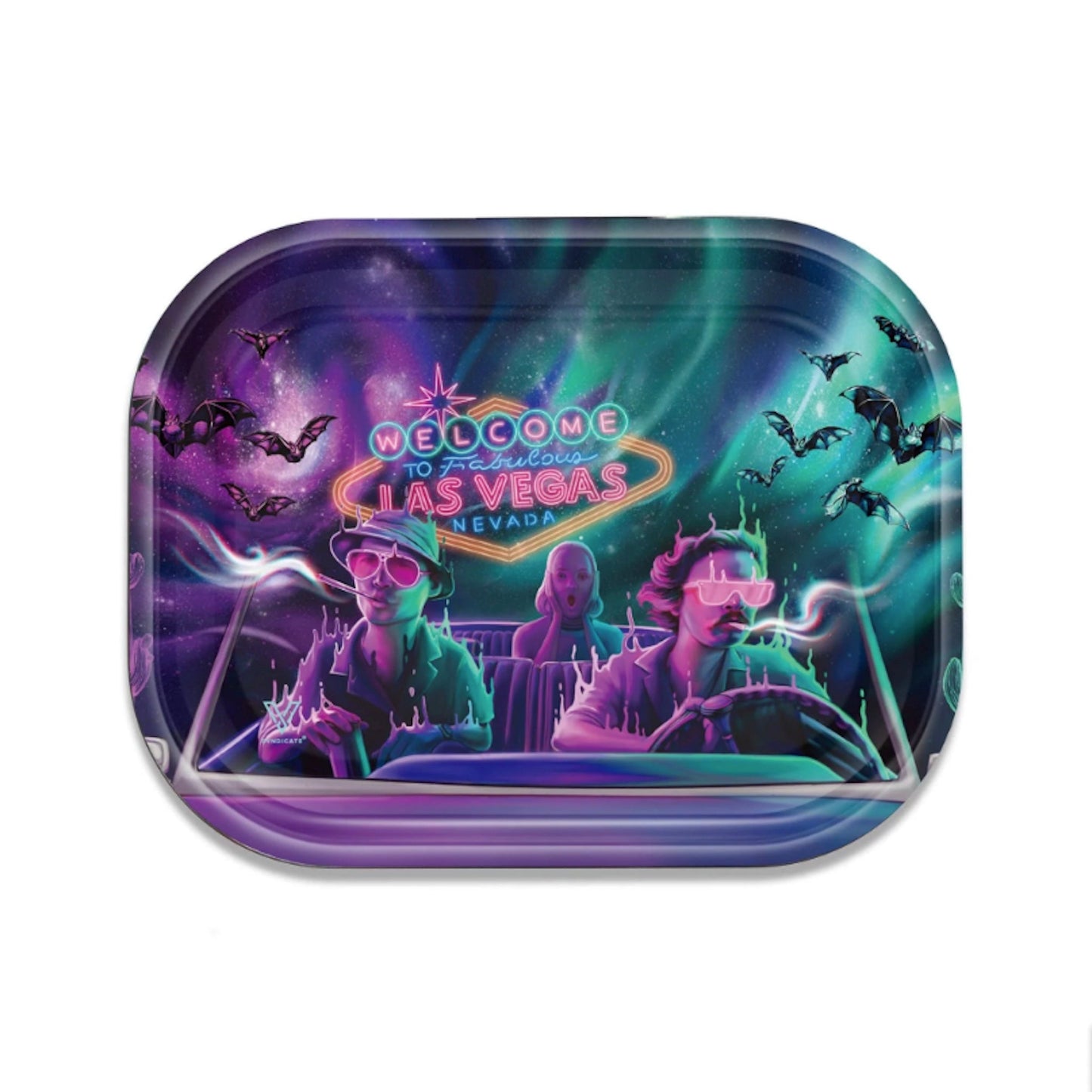 V Syndicate Bat Country Metal Rolling Tray 7in