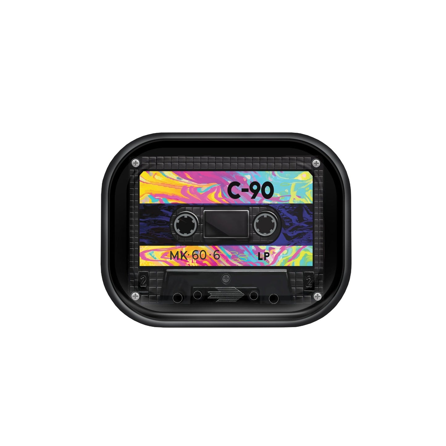 V Syndicate Cassette Metal Rolling Tray 7in