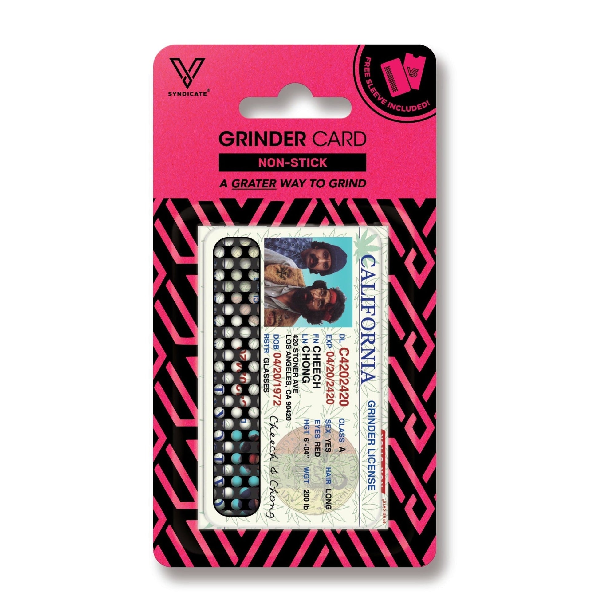 V Syndicate Cheech N Chong Nonstick Grinder Card