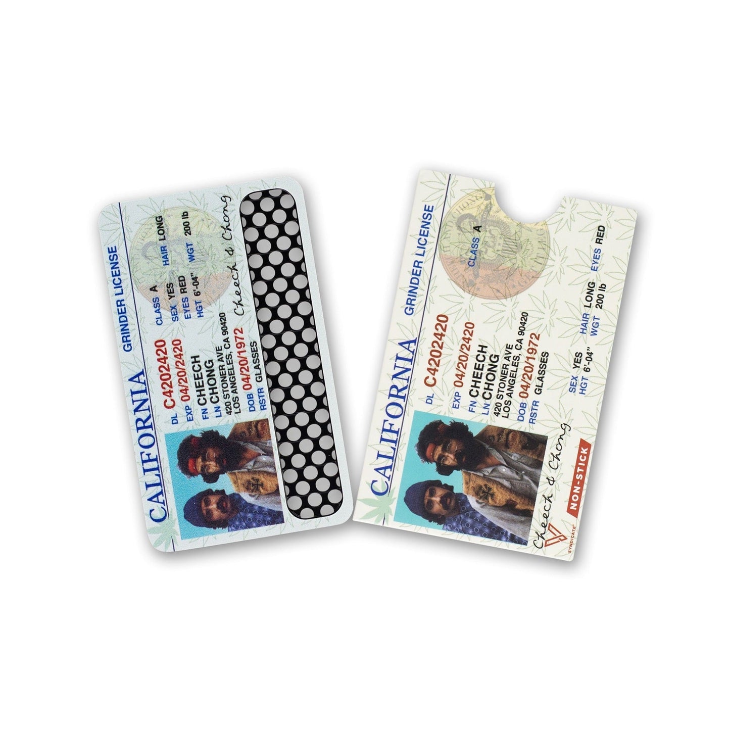 V Syndicate Cheech N Chong Nonstick Grinder Card
