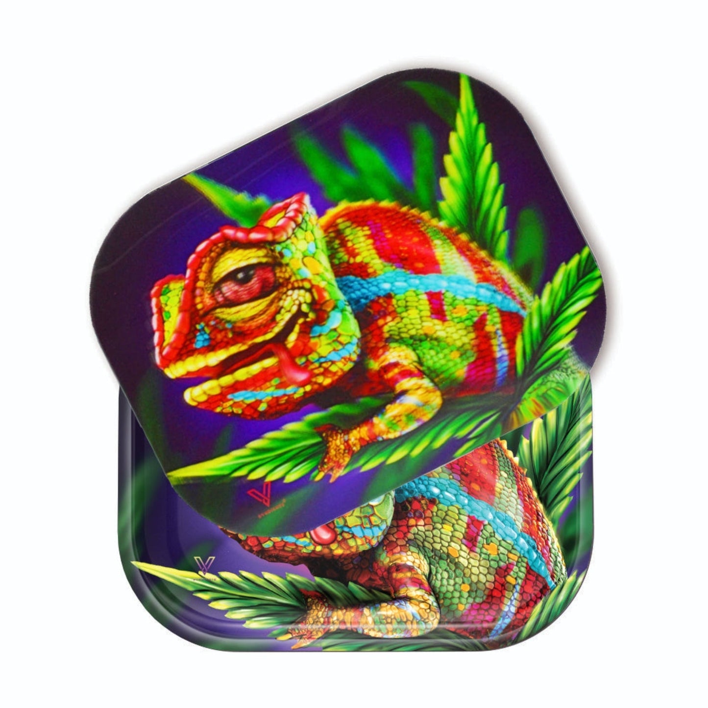 V Syndicate Cloud 9 Chameleon Roll n Go Set Rolling Tray 7in Metal