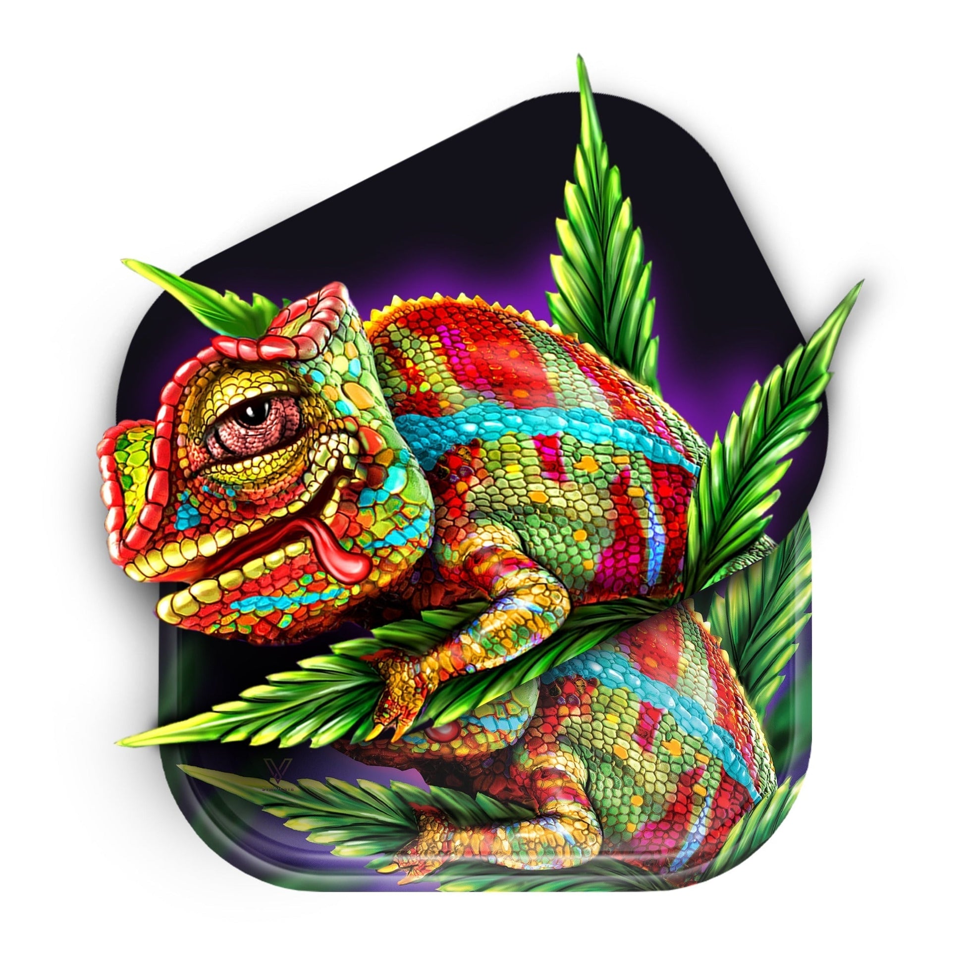V Syndicate Cloud 9 Chameleon Roll n Go Set Rolling Tray 7in Metal