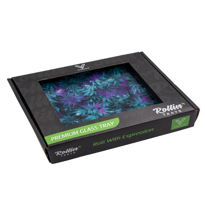 V Syndicate Cosmic Chronic Glass Rolling Tray 10.5in