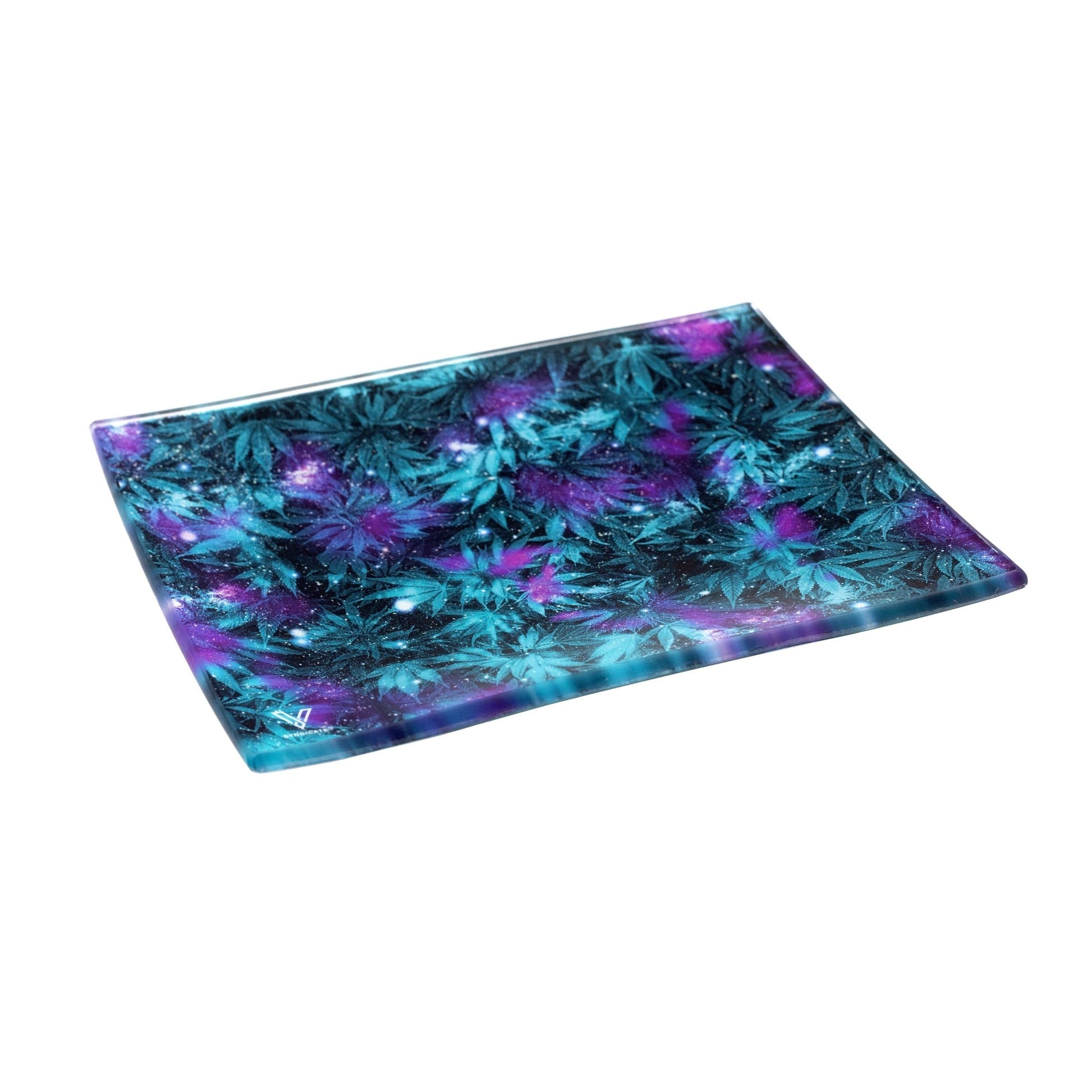 V Syndicate Cosmic Chronic Glass Rolling Tray 10.5in
