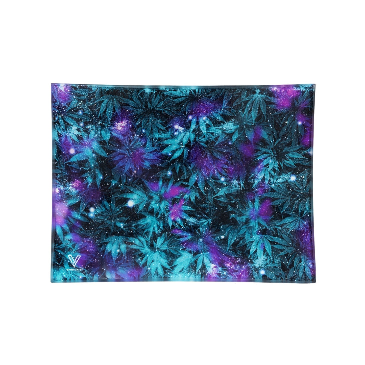 V Syndicate Cosmic Chronic Glass Rolling Tray 10.5in