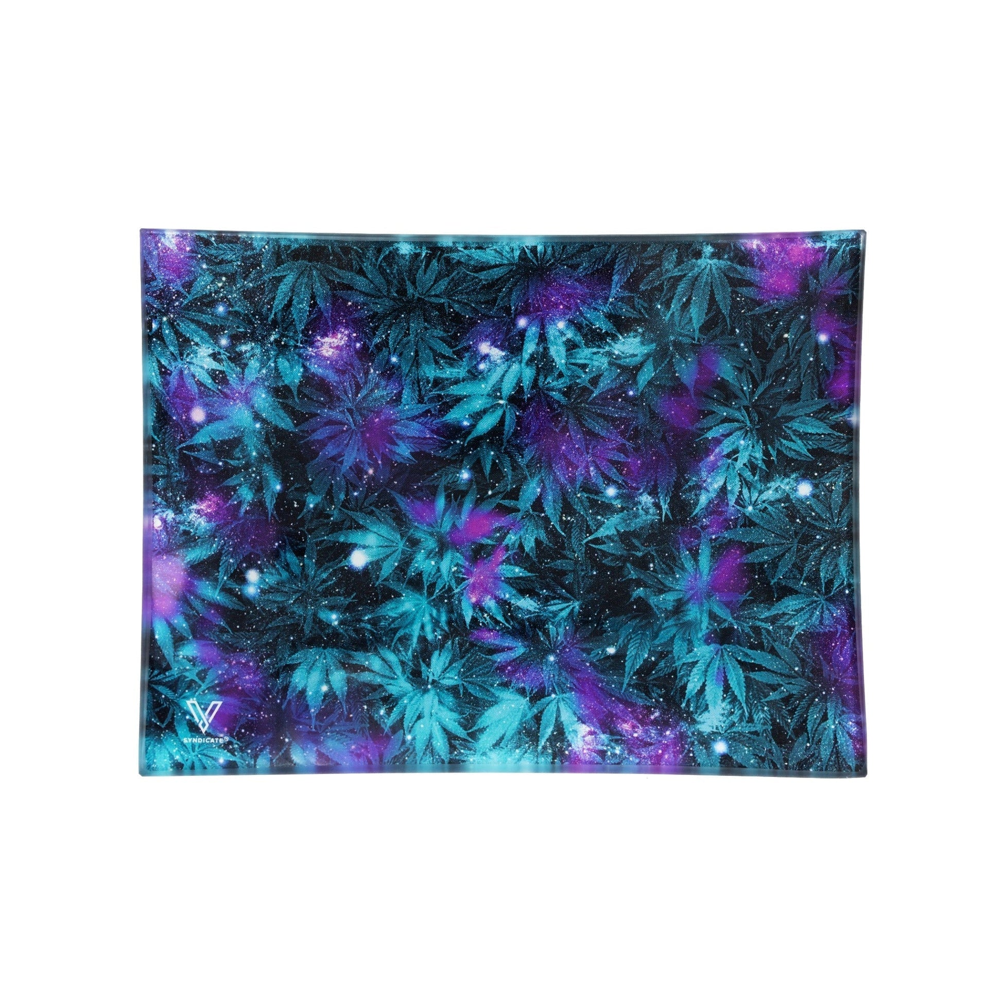 V Syndicate Cosmic Chronic Glass Rolling Tray 10.5in