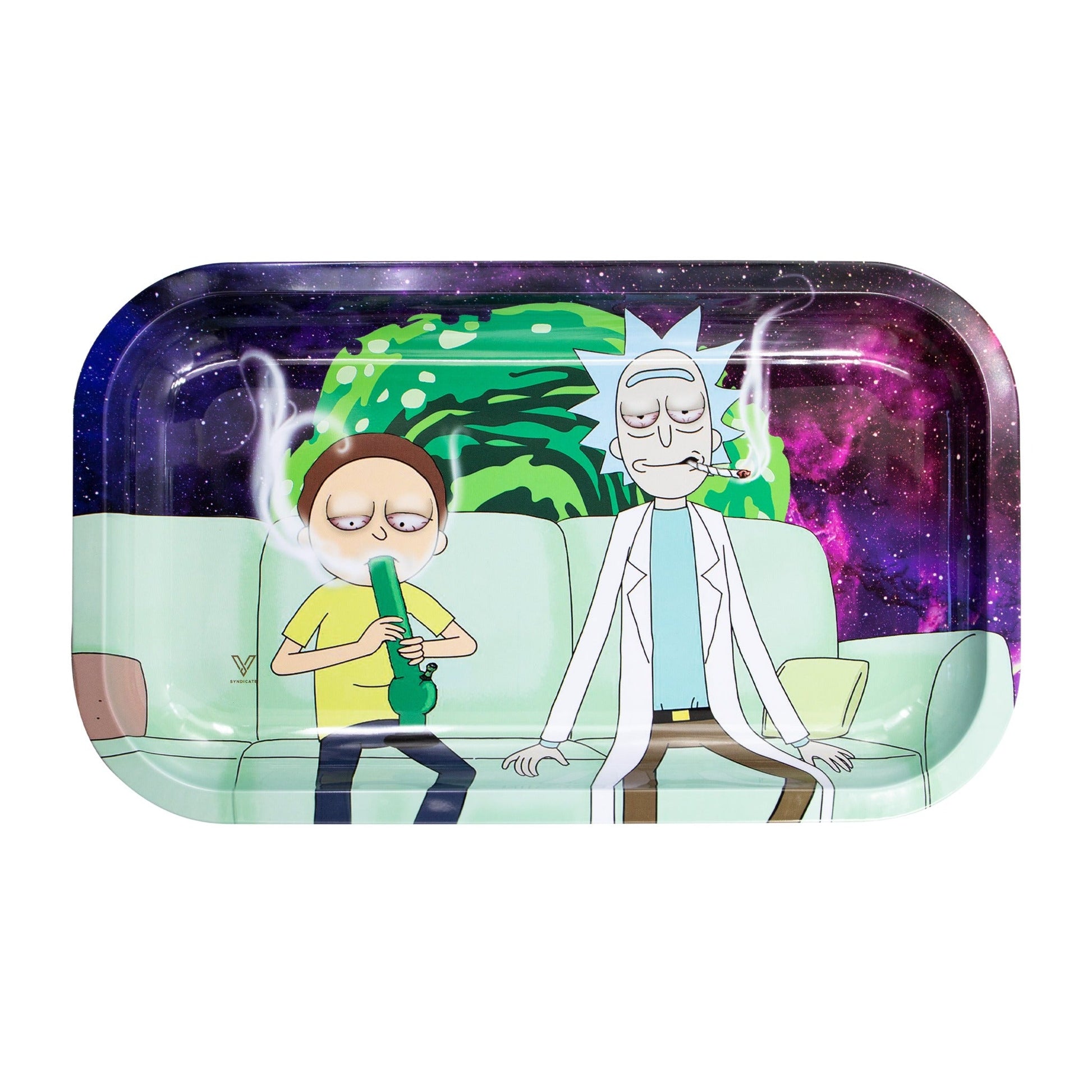 V Syndicate Couch Lock Metal Rolling Tray 7in