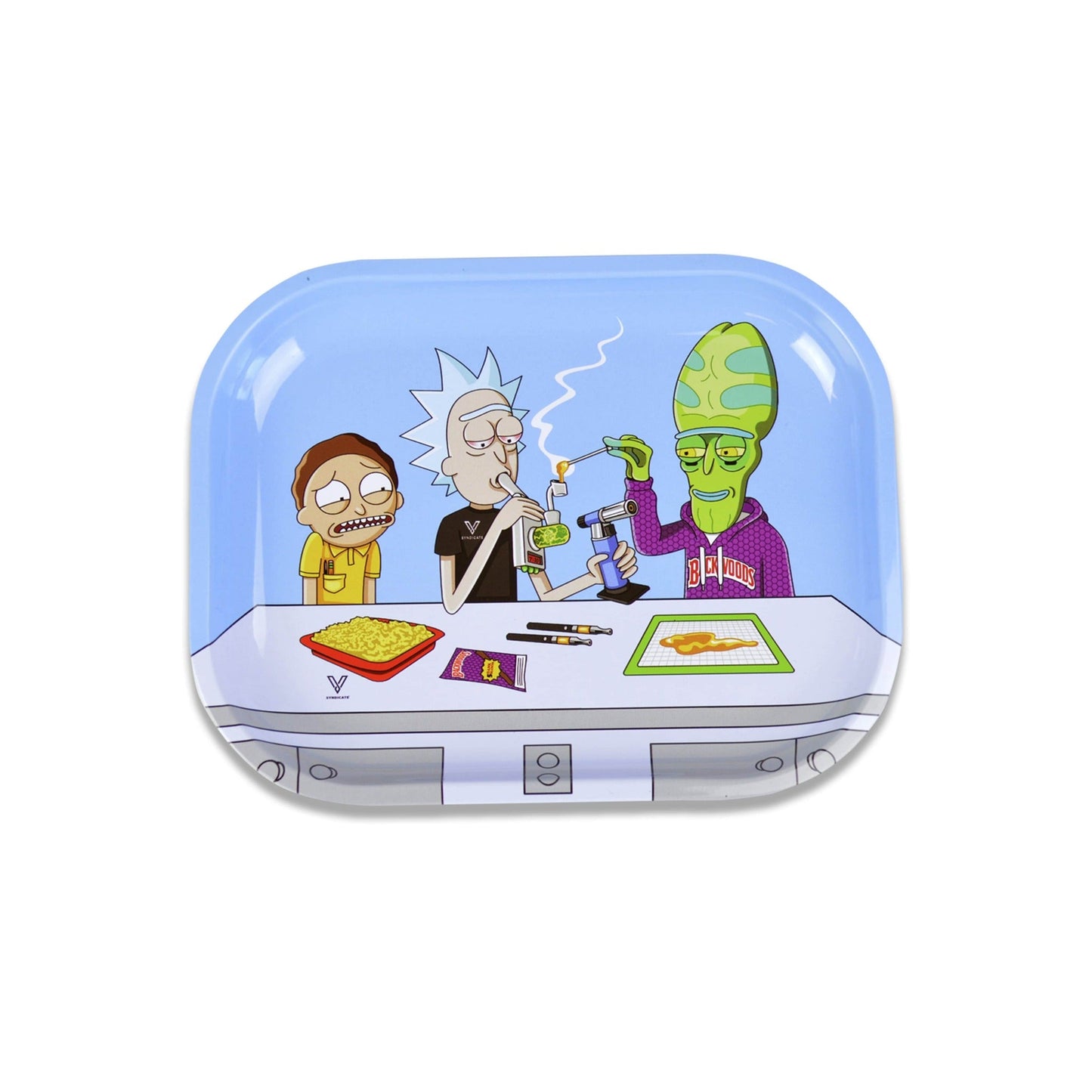 V Syndicate Dab Portal Metal Rolling Tray 7in