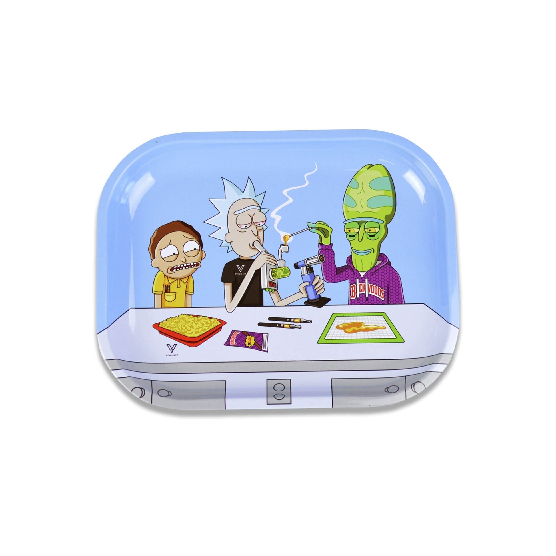 V Syndicate Dab Portal Metal Rolling Tray 7in