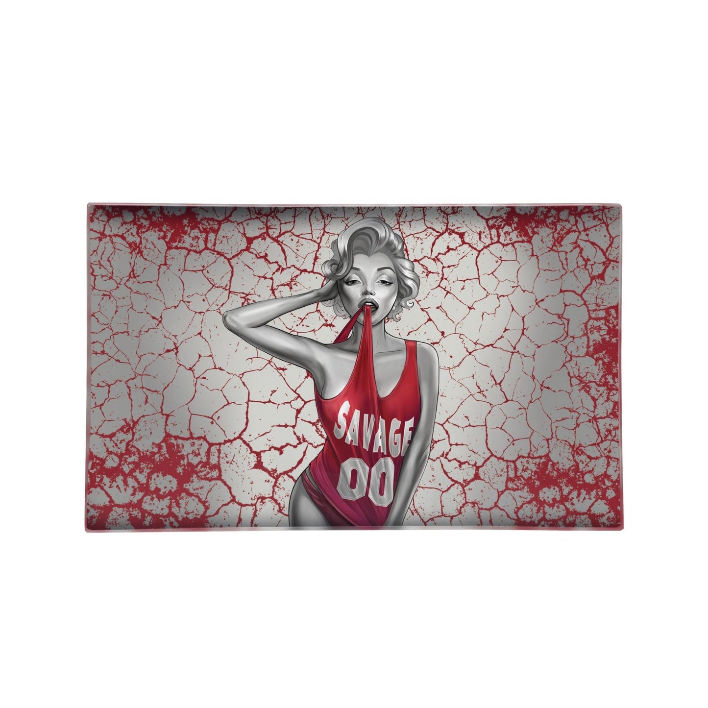 V Syndicate Dank Diva Glass Rolling Tray Small