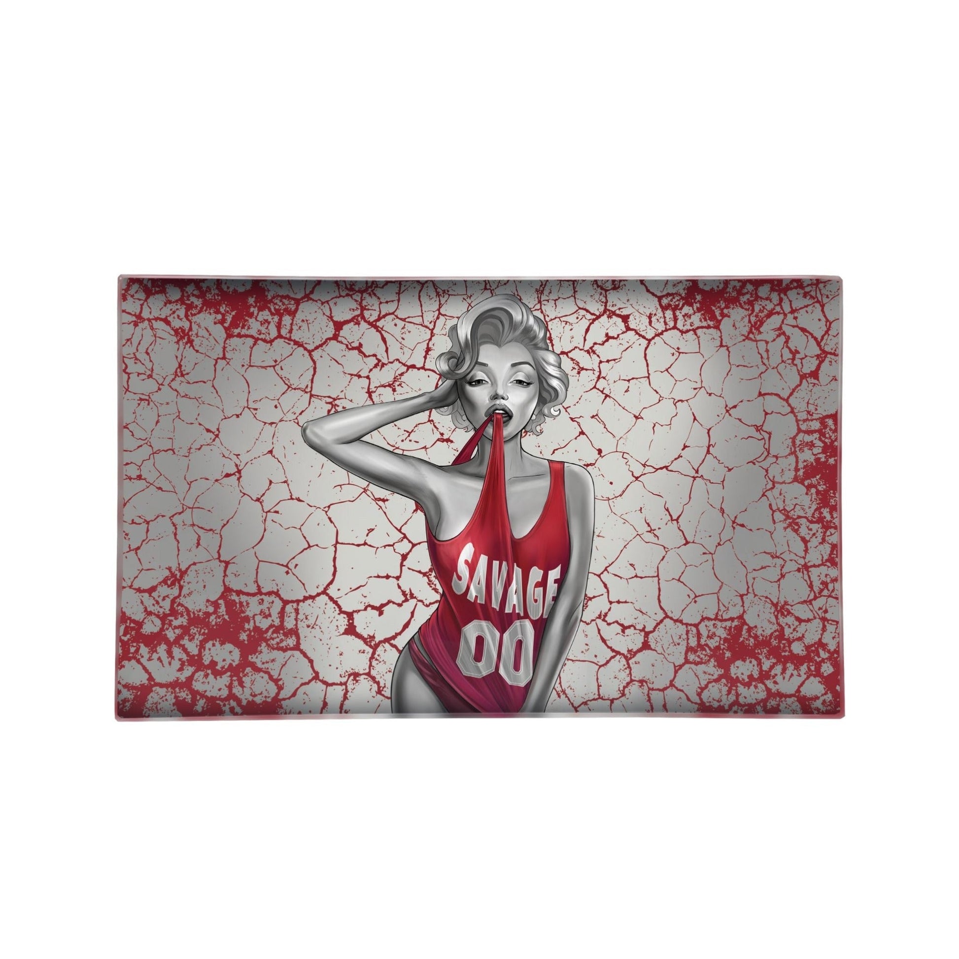 V Syndicate Dank Diva Glass Rolling Tray Small