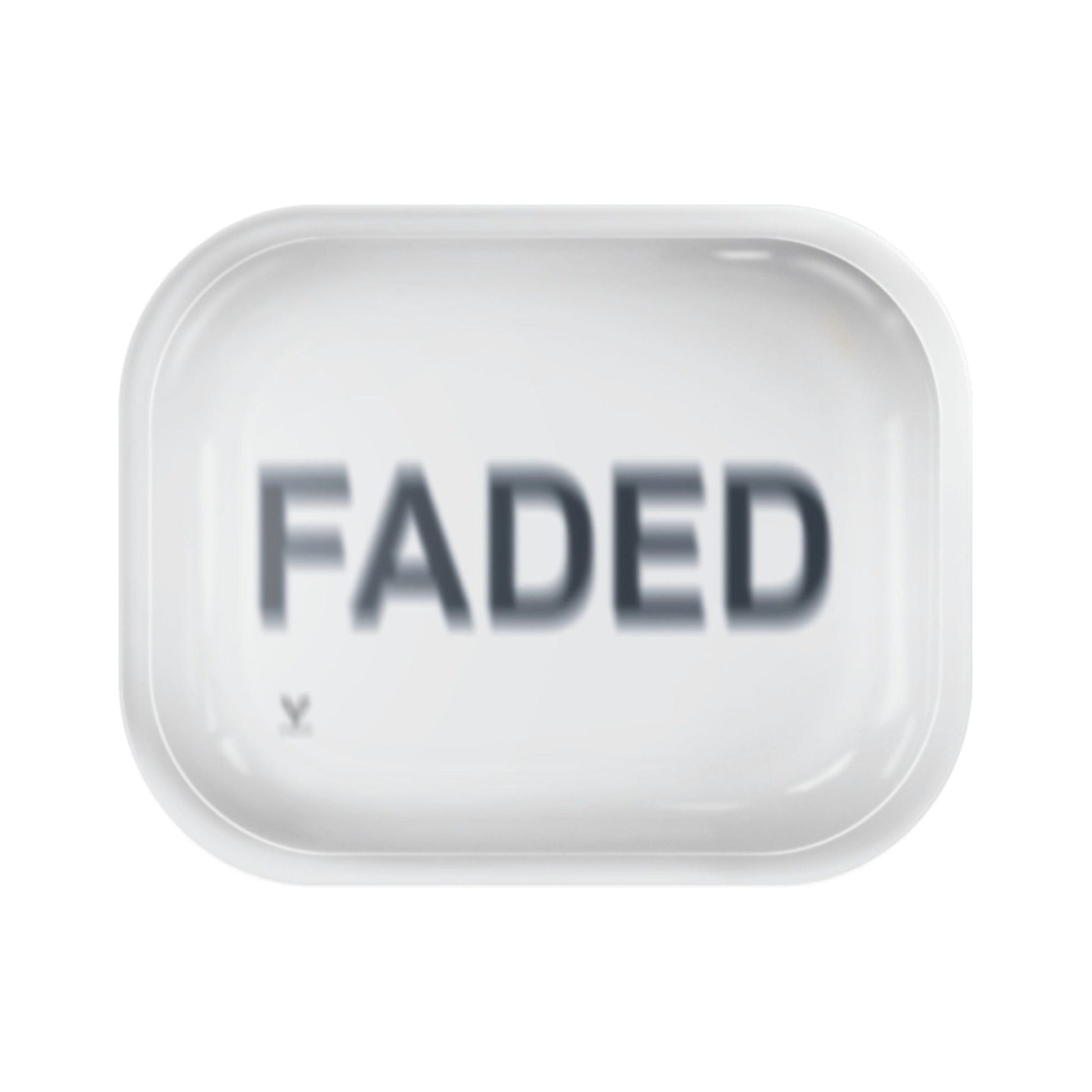 V Syndicate Faded Metal Rolling Tray 7in 10.5in