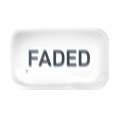V Syndicate Faded Metal Rolling Tray 7in 10.5in