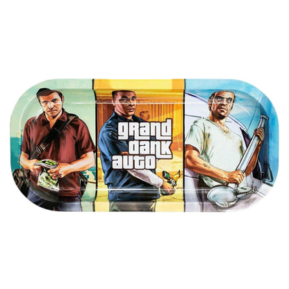 V Syndicate Grand Dank Auto Metal Rolling Tray 8in