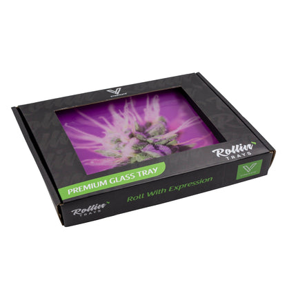 V Syndicate Pink Lemonade Glass Rolling Tray 6.75in