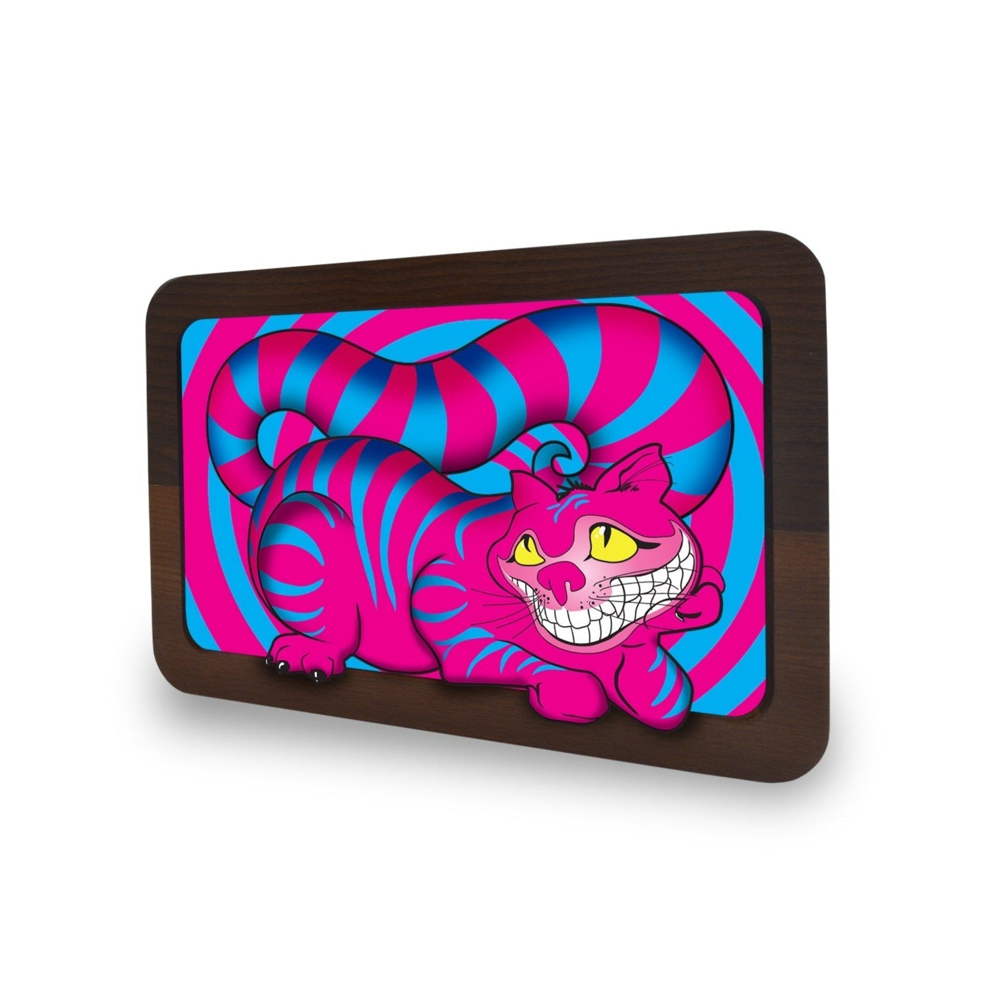 V Syndicate Seshigher Cat 3D HD Wood Rolling Tray 7.75in