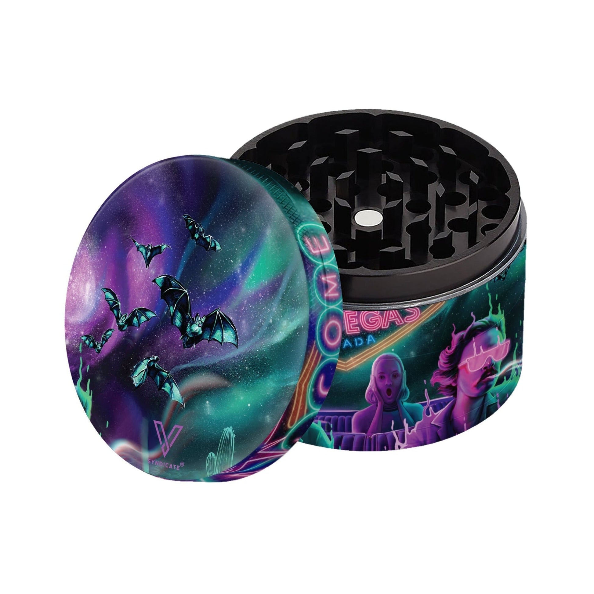 V Syndicate Sharp Shred 360 Bat Country Grinder Metal 55mm