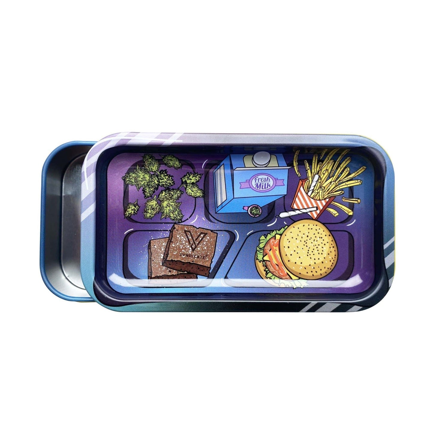 V Syndicate Syndicase Stoner Set Metal Storage Tin